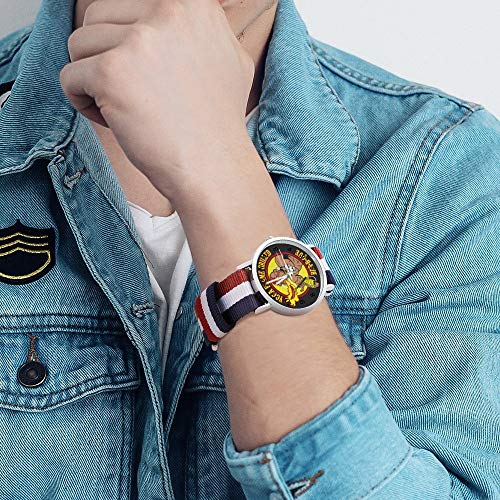 Yoga Flame BBQ Street Fighter - Reloj de pulsera trenzado con escala