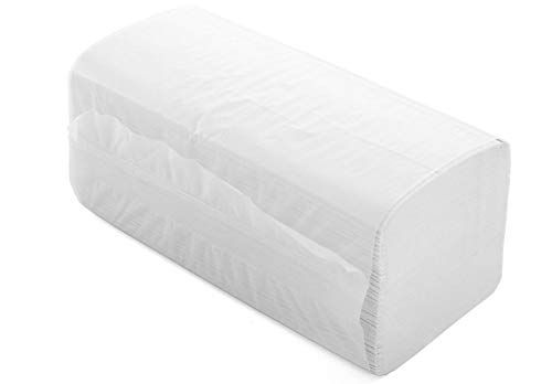 YOUMAR - Toallas Secamanos de papel TISSUE RECICLADO 2 capas con plegado Zig-Zag (3000 uds)