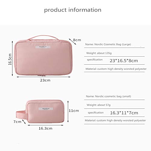 YOUYUANF Almacenamiento Net Red Cosmetic Bag Female Creative Portable Travel 2028 New Ins Wind Super Fire Toiletries Bolsa de Almacenamiento de Gran Capacidad