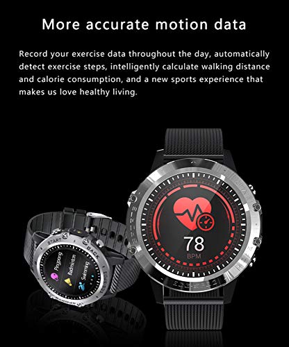 YPSMCYL Reloj De Pulsera Inteligente P8 ECG + PPG ECG Presión Arterial Chip Importado Pantalla Completa Táctil P8 Reloj Independiente De Oxígeno En Sangre,Blacksilicone