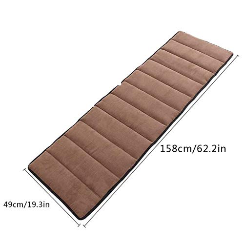 ypypiaol Soft Thicken Plegable Reclinable De Jardín Tumbona Mecedora Asiento Cojín Pad Accesorios Cojín de Silla Lounger de 1 Pieza (No Incluye Silla) 1#