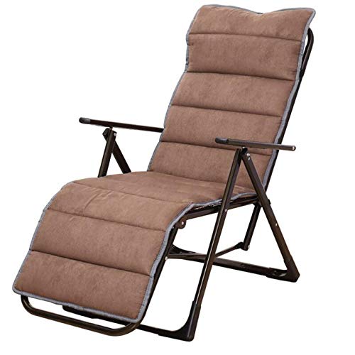 ypypiaol Soft Thicken Plegable Reclinable De Jardín Tumbona Mecedora Asiento Cojín Pad Accesorios Cojín de Silla Lounger de 1 Pieza (No Incluye Silla) 1#