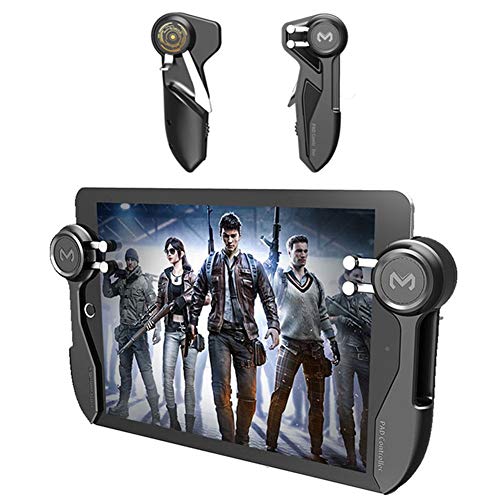 YSSSZ - Mando de juego móvil para tabletas, 6 dedos de juego de palanca de mando con botón de disparo L1R1 L2R2 Shooter Gamepad para PUBG/Peace Elite/Call of Duty