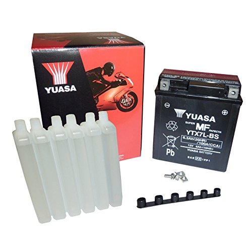 YUASA BATERIA YTX7L-BS AGM abierto - con paquete de ácido