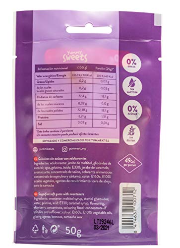 Yummy Sweets MIX golosinas sin azúcar 0% azúcar (Pack con 20 unidades)