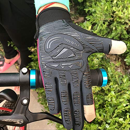 YXZQ Guantes, Regalos navideños Guantes para Montar en Bicicleta de Verano al Aire Libre para el Sol Sección Delgada del Dedo Completo Hombres y Mujeres Antideslizantes Pantalla táctil de es