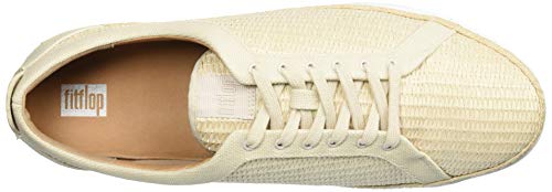 Zapatillas Deportivas de Mujer FitFlop de Rafia Color Blanco