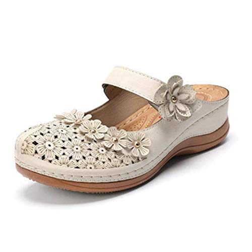 Zapatos Antideslizantes Con Fondo Plano Y Sandalias De Mujer De Fondo Suave Multicolor Europeo Sandalias Casuales De Cabeza Redonda De Verano Para Mujer