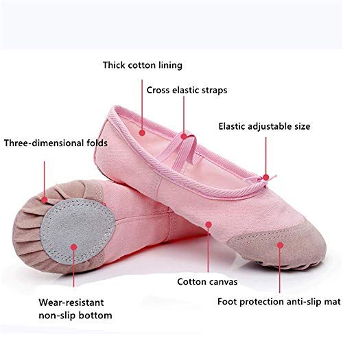 Zapatos De Ballet Para Niños Resistentes Al Desgaste, Gimnasia Para Adultos Y Zapatos De Baile Con Garra De Gato Para Yoga, Zapatos De Baile Antideslizantes De Suela Blanda Para Hombres Y Mujeres