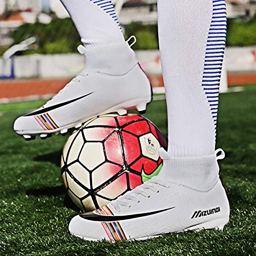 Zapatos de Fútbol Hombre Spike Aire Libre Profesionales Atletismo Training Botas de Fútbol Ligero Tacos Futbol Zapatos de Deporte