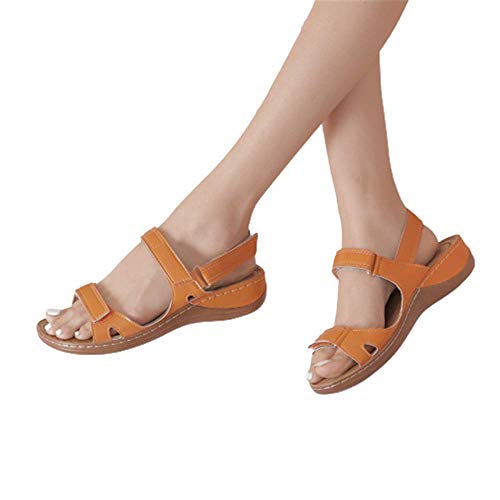 Zapatos De Punta Abierta Para Mujer Y Sandalias Bohemias Salvajes Antideslizantes, Suelas Gruesas, Sandalias De Verano, Sandalias De Tacón Alto De Suela Blanda, Tacones De Cuña