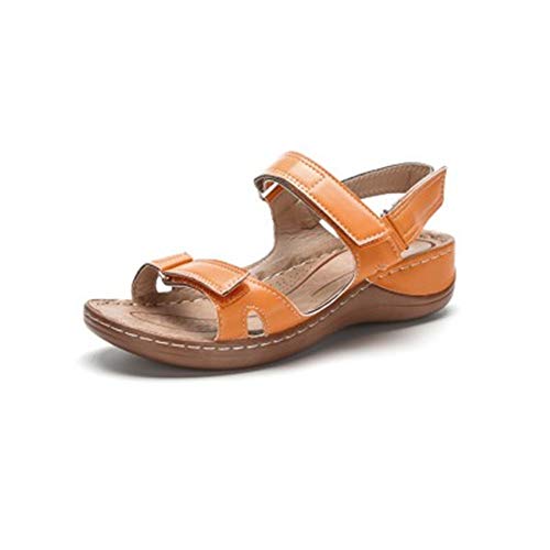 Zapatos De Punta Abierta Para Mujer Y Sandalias Bohemias Salvajes Antideslizantes, Suelas Gruesas, Sandalias De Verano, Sandalias De Tacón Alto De Suela Blanda, Tacones De Cuña