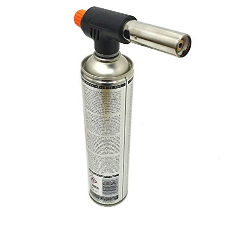 Zapp EN417 - Antorcha compacta con rosca ajustable para soldar, bricolaje, cocina, crème, brulee, pasteles, postres, hornear, cocina, soldadura, camping barbacoa, quemador de malas hierbas