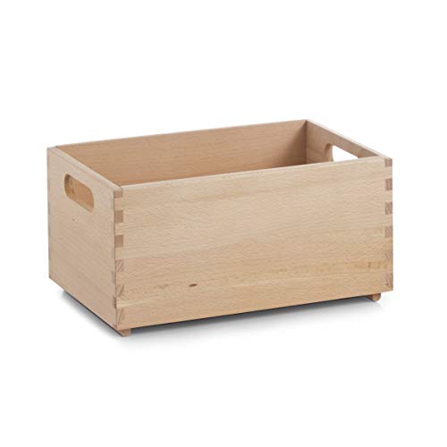 Zeller 13306 Caja Multiusos, Madera, Marrón, 30x20x15 cm