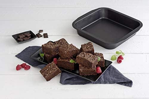 Zenker Molde Brownie, Acero, Negro