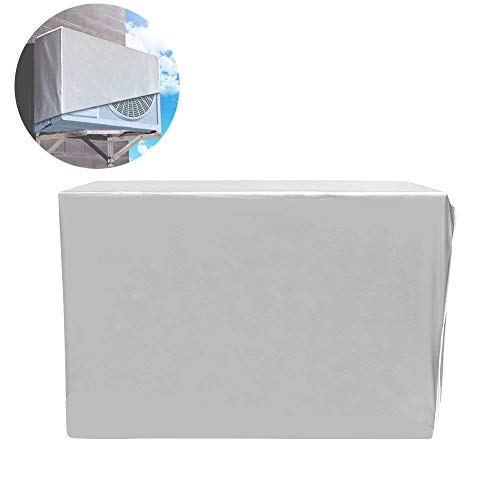 Zerodis Funda para Aire Acondicionado, Cubierta Exterior Protectora Antirresbaladiza Impermeable del Aire Acondicionado para el Hogar(80 * 28 * 54cm)