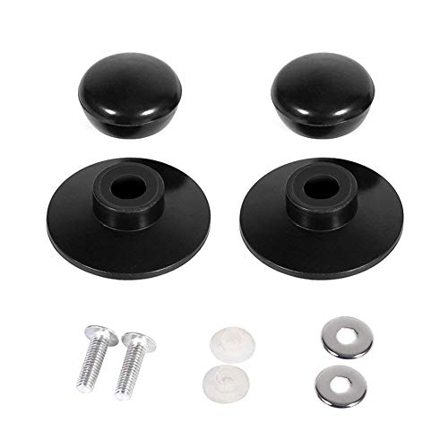 Zerodis -Tapas de Repuesto para Cacerola de Cocina, Color Negro, Tapa para Cacerola (4pcs)