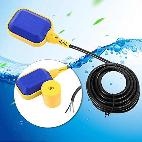 Zerone - Interruptor flotador para bomba, 250 V, de polipropileno, con cable de 10 metros, regulable automáticamente, para piscinas, bares, bebederos