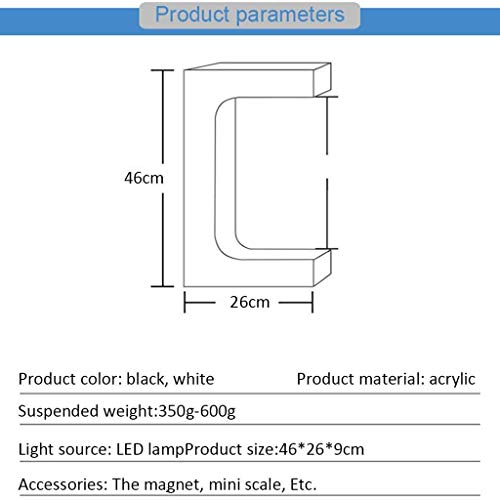 ZKLNO La Levitación Magnética Zapatilla De Deporte De Rotación Estante De Exhibición con Pantalla De Luz LED Estante 360 ° De Rotación Vitrina Rack De Almacenamiento Zapato,Blanco