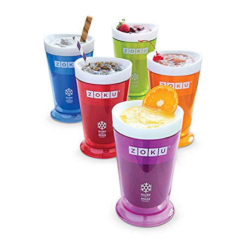 Zoku Slush & Shake Maker Máquina de helados y batidos Azul - Heladora (Máquina de helados y batidos, 1 senos, 8 h, Azul, 101,6 mm, 101,6 mm)