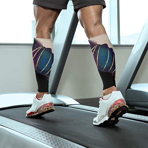zsxaaasdf Beautiful African Woman Unisex Calf Compression Sleeve - Leg Compression Socks for Running, Shin Splint, Calf Pain Relief, Leg Support Sleeve