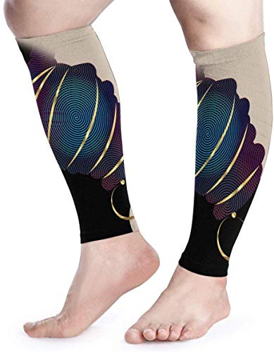 zsxaaasdf Beautiful African Woman Unisex Calf Compression Sleeve - Leg Compression Socks for Running, Shin Splint, Calf Pain Relief, Leg Support Sleeve