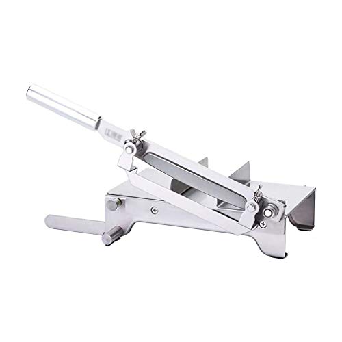 ZWB Cortafiambres Manual de Carne Slicer for Uso doméstico, Carne de Vacuno congelada y el Corte de la Carne de Cordero máquina Cut Utensilios de Cocina de Acero Inoxidable máquina de Cortar Verduras