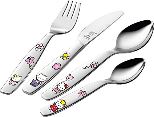 Zwilling Hello Kitty - Cuchillo cocina, acero inoxidable, 15 x 10 x 2 cm