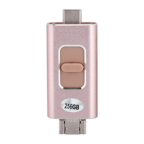 Zwindy Lavadora, arandela de Metal Tipo C, Oro Rosa para computadoras de telefonía móvil(256g)