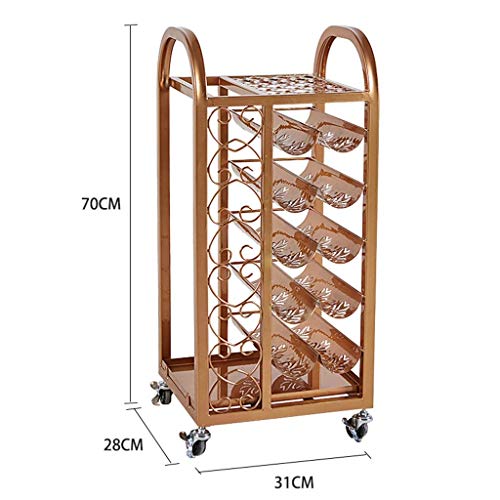 ZXL Soporte para Paraguas Hogar Tienda de autoservicio Supermercado Restaurante Estante de Almacenamiento de Hierro Forjado Rueda Universal Soporte para Paraguas