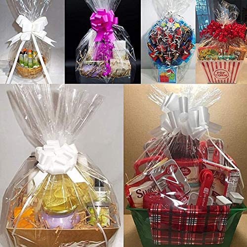 ZXYSHOP Bolsas de Celofán Transparentes Bolsas OPP Bolsas de Plástico de Caramelos para Galletas, Panadería, Dulces, Regalos 164 pies x 23.6 Pulgadas, 4.7 Grueso de Seda