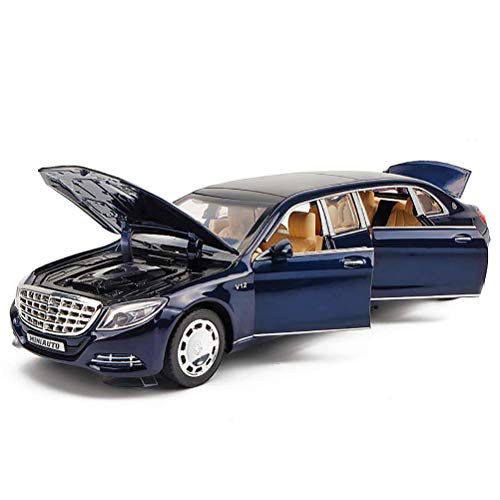 ZY Diecast Model Cars Coches de Juguete 1:24 2012 Mercedes-Benz Clase G G Carro SUV Nueva DIECAST Modelo de Coche Negro, MercedesS650Blue LOLDF1 (Color : Mercedess650blue)