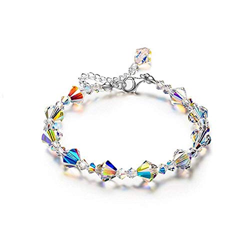 ZYKXSJ Northern Lights Pulsera, un Poco Romance Mujeres Pulsera, Cadena Estiramiento Pulsera Mujeres joyería de Moda, Mejor Regalo para Las Mujeres B