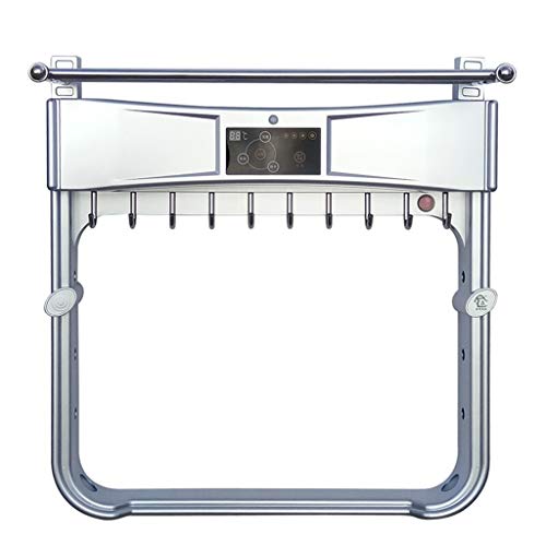 ZYY-Towel rack Toallero EléCtrico De Secado Inteligente, ProteccióN Ambiental De 290 W, EsterilizacióN por Termostato Ultravioleta, DesinfeccióN con Ozono, Tendedero para BañO