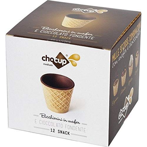 - Foodrinks - Chocup Medium. Vasitos de oblea de chocolate de 60 ml de capacidad