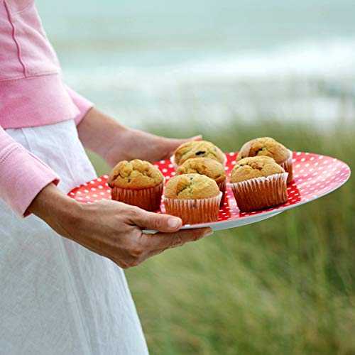 1 Molde de Horno para muffins, magdalenas, cupcakes. BLANCO. Antiadherente. 26 x 18 cm, 6 orificios + 6 Cápsulas reutilizables. Resistente a ácidos. Revestimiendo de acero.