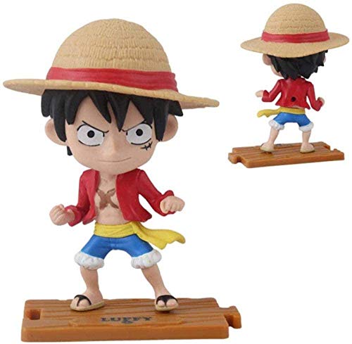 10 PC / porción Une PIEgrave; CE Luffy Zoro Nami Robin Chopper Sanji PVC Figura Poupeacute; es avec Base 10 cm Mignon Mini Jouet Bande Dessineacute; e Sculpture Collection Collection Cadeau Xping