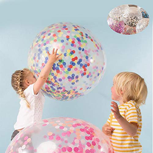 10 Piezas de Globos de Confeti Multicolores Linterna de Papel linternas para Fiesta de cumpleaños decoración de la Boda Transparente Transparente Globo Transparente(BCVBFGCXVB)