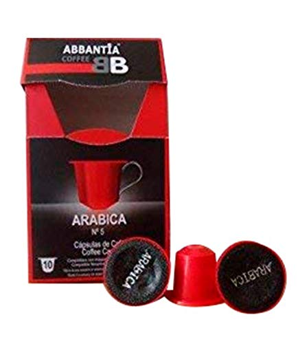 120 Cápsulas de Café 100% Arábica Abbantia compatibles con Nespresso