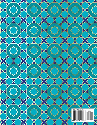 2020 Planner: Pretty moroccan mosaic seamless pattern tiles on a 8.5” x 11” inches matte cover. January to December 2020 planner includes weekly and ... notes section and fun holiday reminders