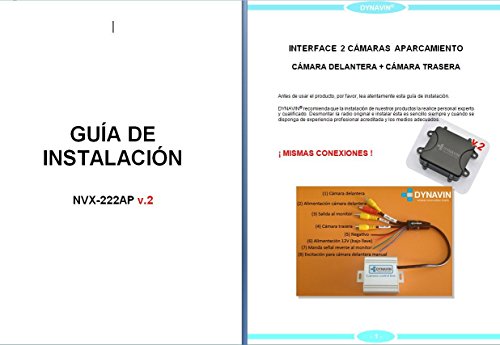 222AP - Interface para cámara trasera y cámara delantera de asistencia al aparcamiento