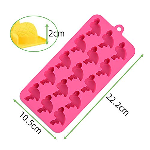 4 moldes de silicona para chocolate, antiadherentes, molde para cubitos de hielo, cocina, para chocolate, caramelos, mantequilla, manteca, tarta, hecha a mano, color al azar.