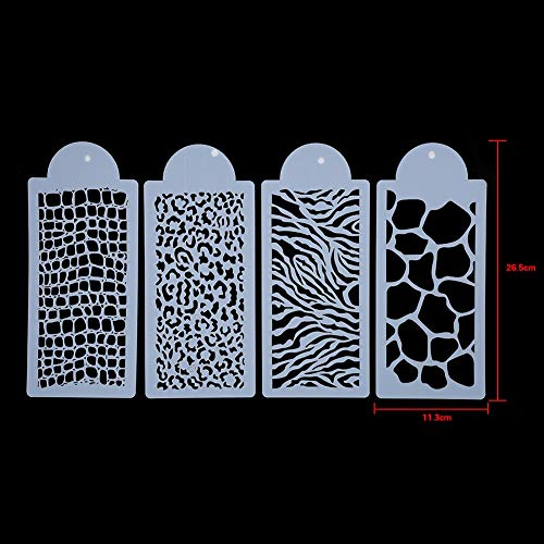 4 plantillas laterales para tartas, para repostería, repostería, utensilios de cocina, etc.