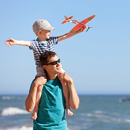 48 Planeadores Voladores de Aviones de Papel| Fácil de Montar, Resistente y Ligero| Avión Juguetes para Niños Cumpleaños, Premios Juego Halloween Navidad Bolsas Fiesta Sorpresas Regalo Infantiles.