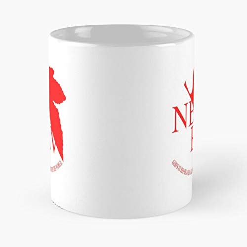 5TheWay Shinji Genesis Ayanami Neon Rei Asuka Evangelion NERV - Best 11 oz Kaffeebecher - Taza de café de Regalo de Moda Superventas Negra, Blanca, Cambia de Color 11 onzas, 15 onzas para Todos