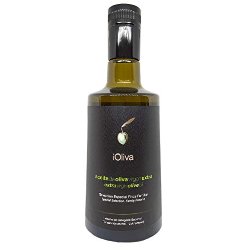 Aceite de Oliva Virgen Extra (AOVE) Premium iOliva Selección Especial Finca Familiar de Cosecha Temprana - Formato 500 ml. [Origen de España]