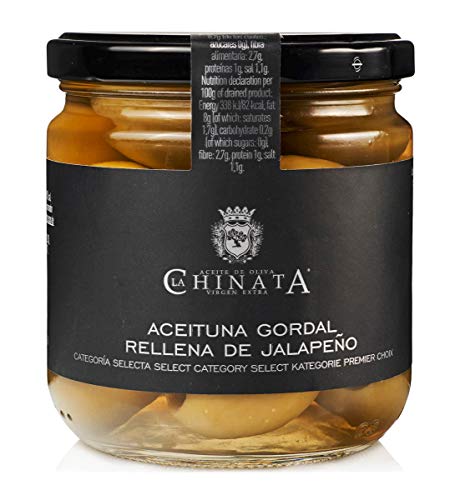 Aceituna Gordal Rellena de Jalapeño - La Chinata (340 g)