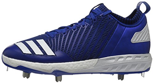 adidas Freak X Carbon Mid - Zapatillas de béisbol para hombre, color azul rey/blanco/plateado metálico, 6.5 mediano US