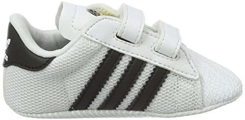 Adidas Superstar Crib, Zapatillas Unisex bebé, Multicolor (Blanco/Negro), 17 EU