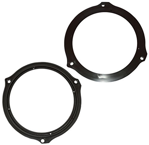 AERZETIX: 2 Adaptadores soportes de Altavoces - 165mm - Puertas Traseras – para Automóvil